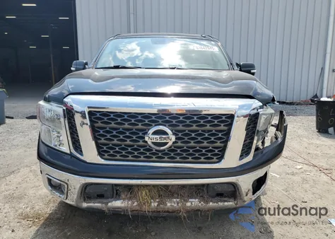 2017 Nissan Titan Sv из США, поврежденный, VIN 1N6AA1E62HN505280